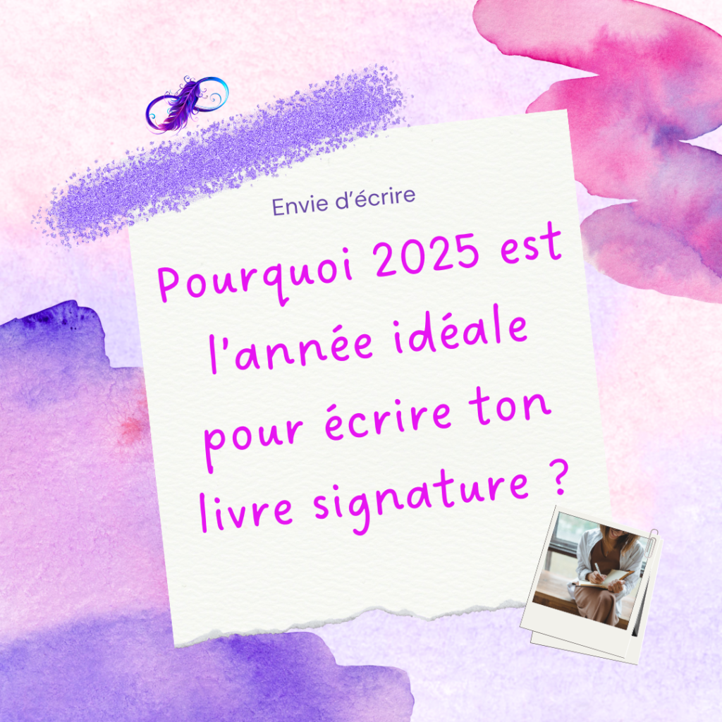 écris et publie ton livre signature en 2025